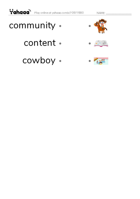 Common Nouns in English: corporate 2 PDF link match words worksheet