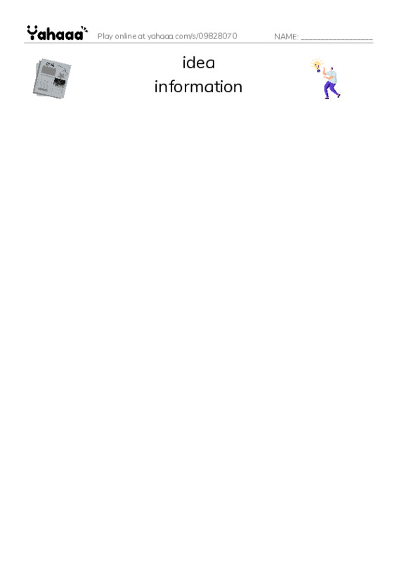 Common Nouns in English: corporate 4 PDF three columns match words