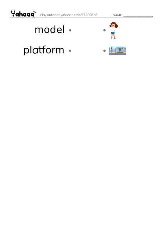 Common Nouns in English: corporate 6 PDF link match words worksheet