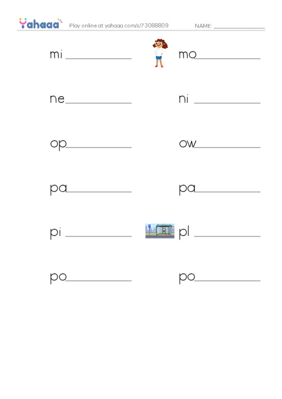 Common Nouns in English: corporate 6 PDF worksheet writing row