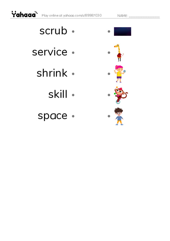 Common Nouns in English: corporate 8 PDF link match words worksheet