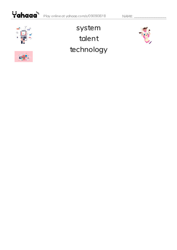 Common Nouns in English: corporate 9 PDF three columns match words