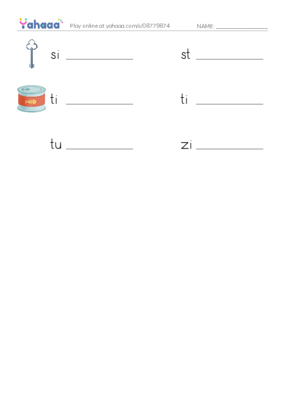 Common Nouns in English: metals 2 PDF worksheet writing row