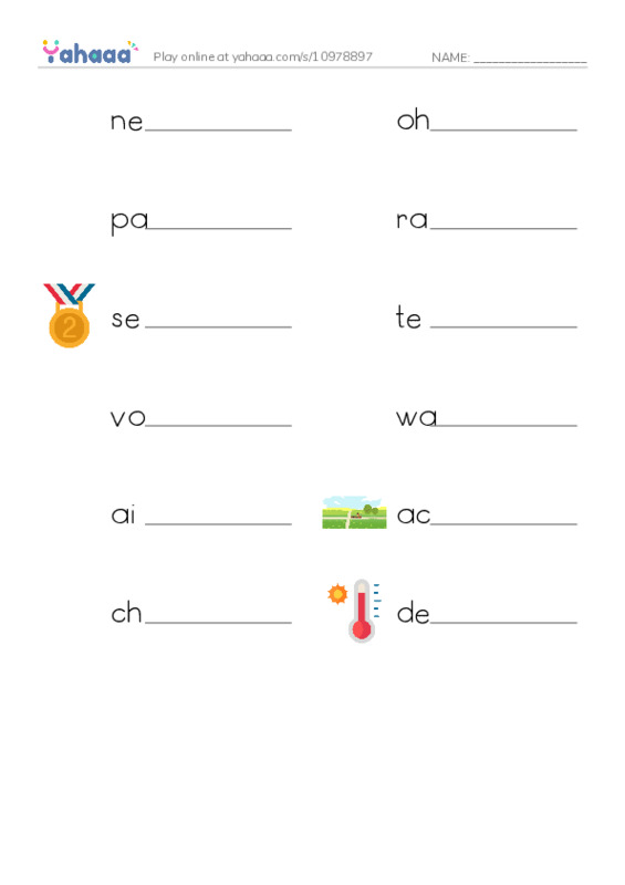 Common Nouns in English: physics units 2 PDF worksheet writing row