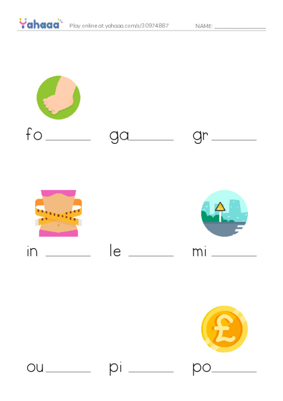 Common Nouns in English: physics units 3 PDF worksheet to fill in words gaps