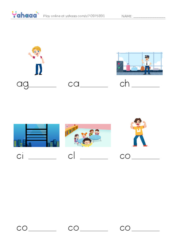 Common Nouns in English: travel 1 PDF worksheet to fill in words gaps