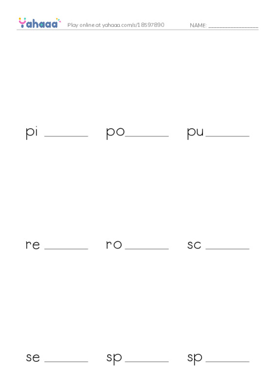 Common Nouns in English: dogs 2 PDF worksheet to fill in words gaps
