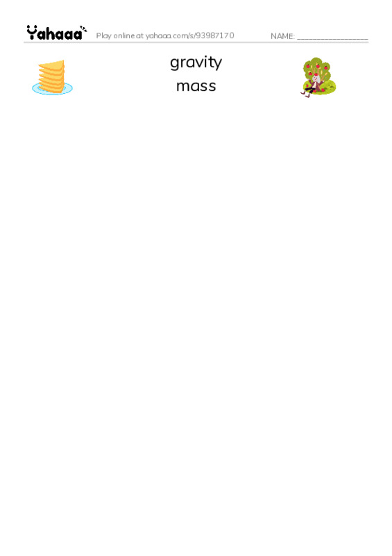 Common Nouns in English: astronomy 2 PDF three columns match words