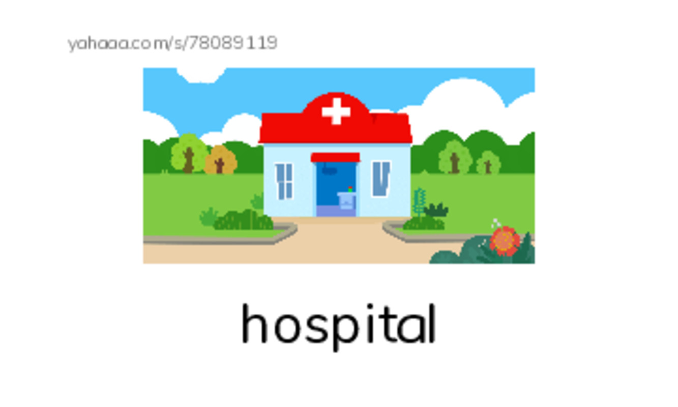 Common Nouns in English: buildings 4 PDF index cards with images