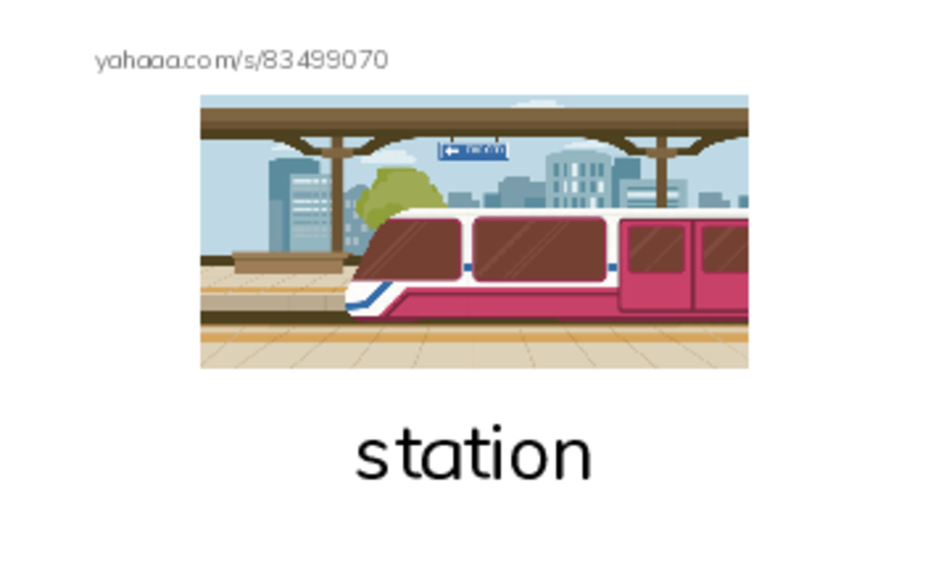 Common Nouns in English: buildings 7 PDF index cards with images