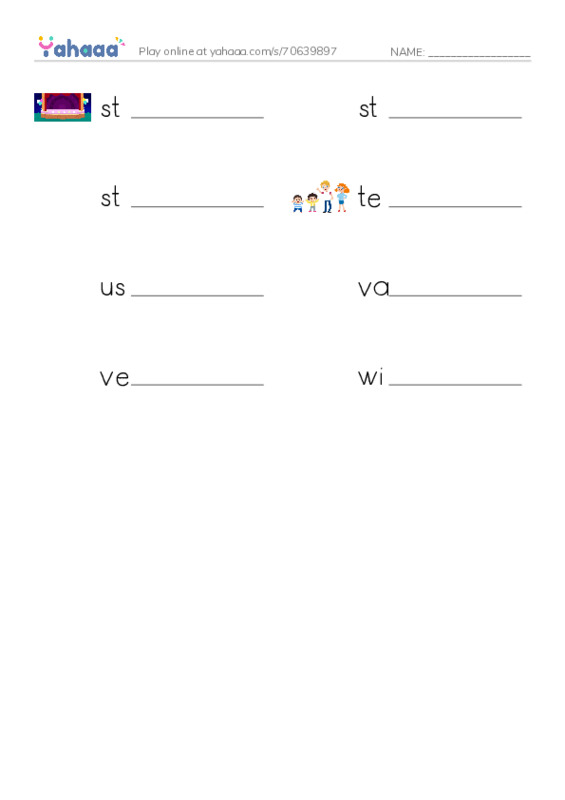 Common Nouns in English: startups 4 PDF worksheet writing row