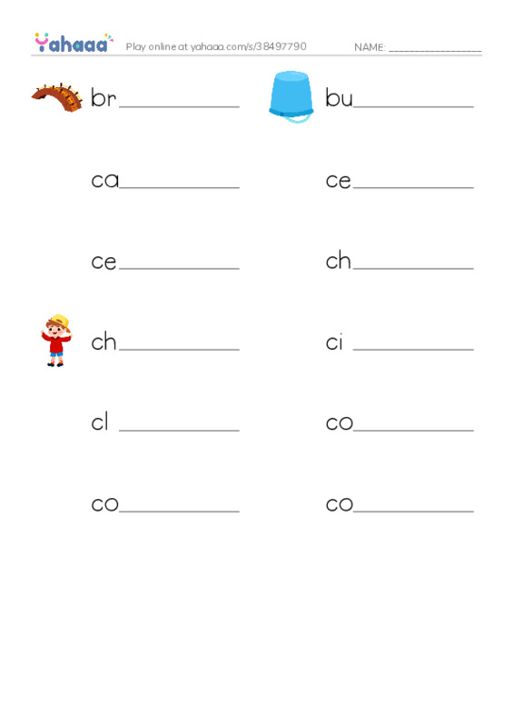 Common Nouns in English: algorithms 2 PDF worksheet writing row