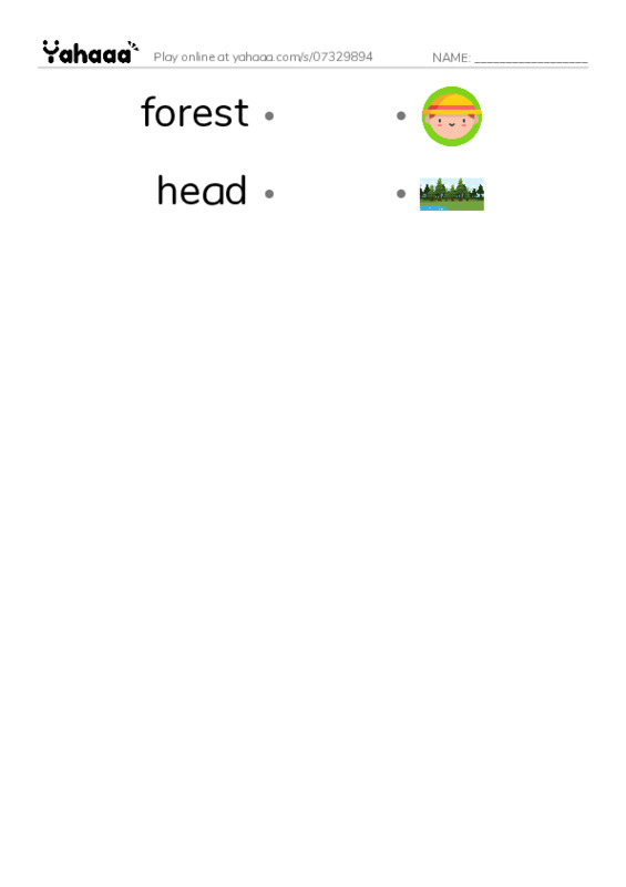 Common Nouns in English: algorithms 4 PDF link match words worksheet