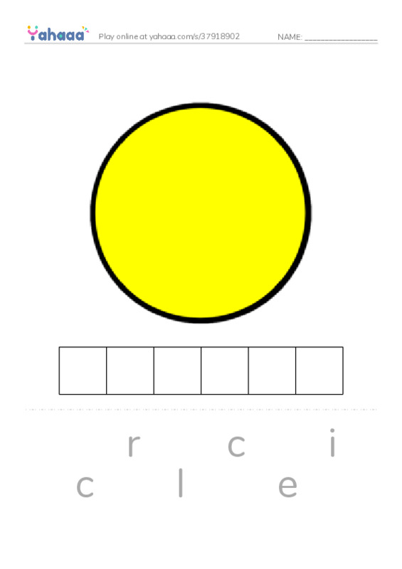 Common Nouns in English: geometry 2 PDF word puzzles worksheet