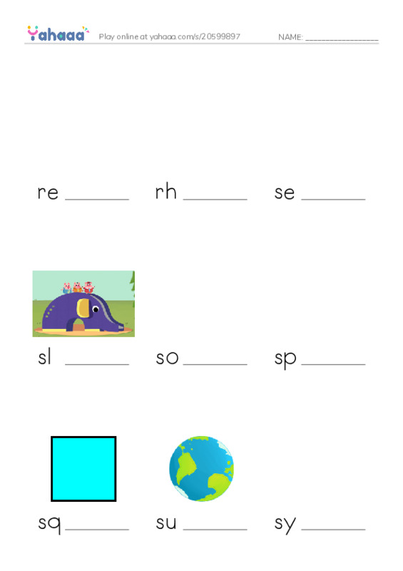 Common Nouns in English: geometry 7 PDF worksheet to fill in words gaps
