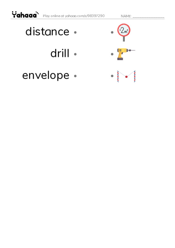 Common Nouns in English: military army 3 PDF link match words worksheet