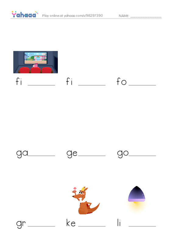 Common Nouns in English: filmmaking 3 PDF worksheet to fill in words gaps