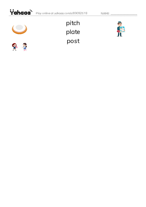 Common Nouns in English: construction 12 PDF three columns match words