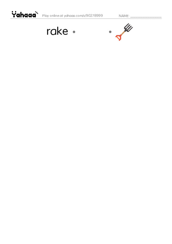 Common Nouns in English: construction 13 PDF link match words worksheet