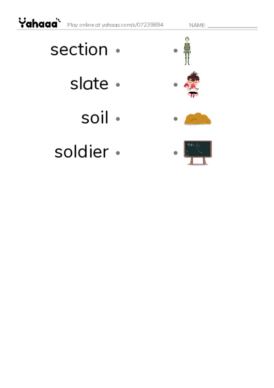 Common Nouns in English: construction 16 PDF link match words worksheet