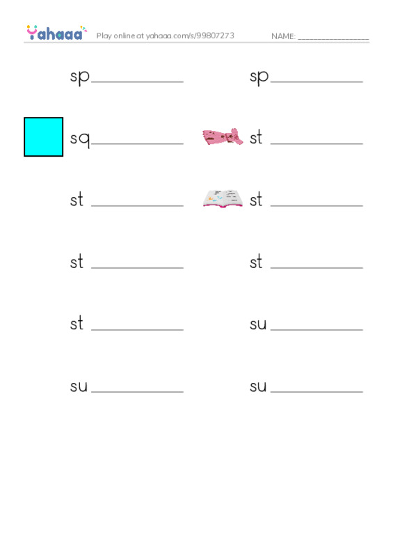 Common Nouns in English: construction 17 PDF worksheet writing row