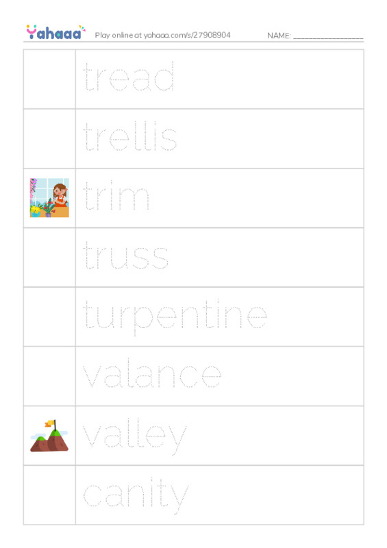 Common Nouns in English: construction 19 PDF one column image words