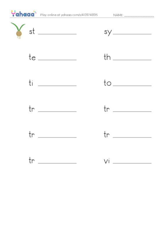 Common Nouns in English: music theory 5 PDF worksheet writing row