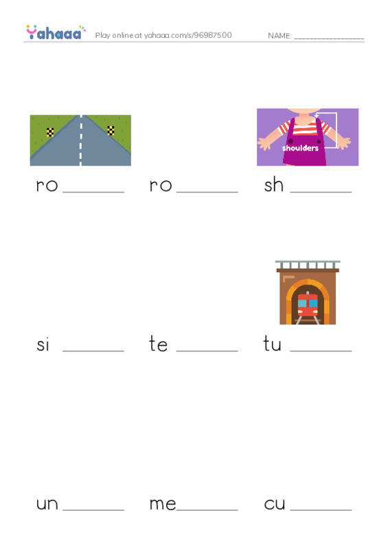Common Nouns in English: driving 3 PDF worksheet to fill in words gaps