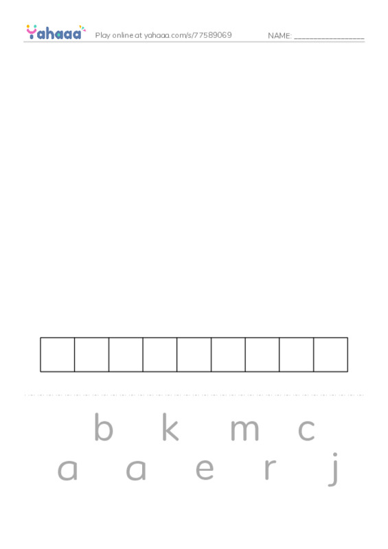 Common Nouns in English: fish 1 PDF word puzzles worksheet