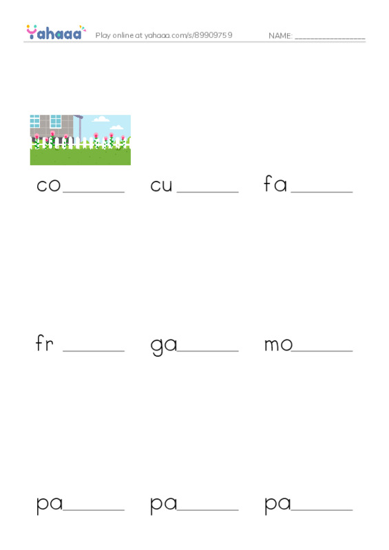 Common Nouns in English: architecture 2 PDF worksheet to fill in words gaps