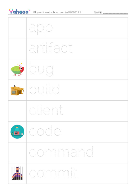 Common Nouns in English: software 1 PDF one column image words