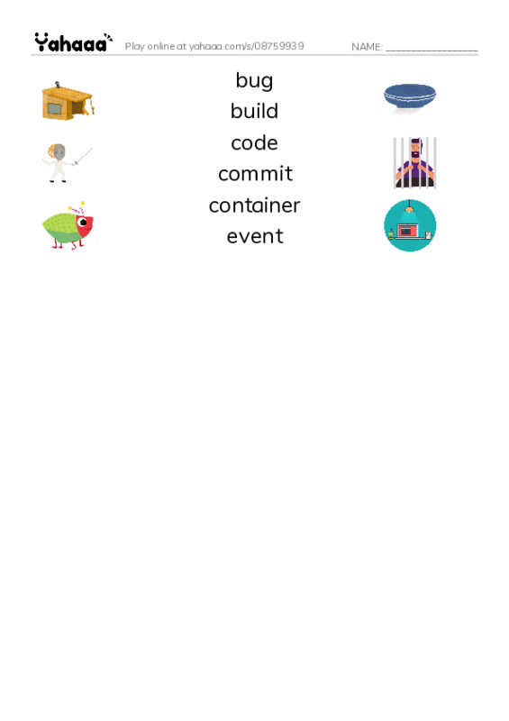 Common Nouns in English: software 1 PDF three columns match words
