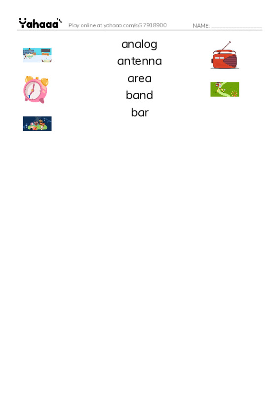 Common Nouns in English: phones 1 PDF three columns match words