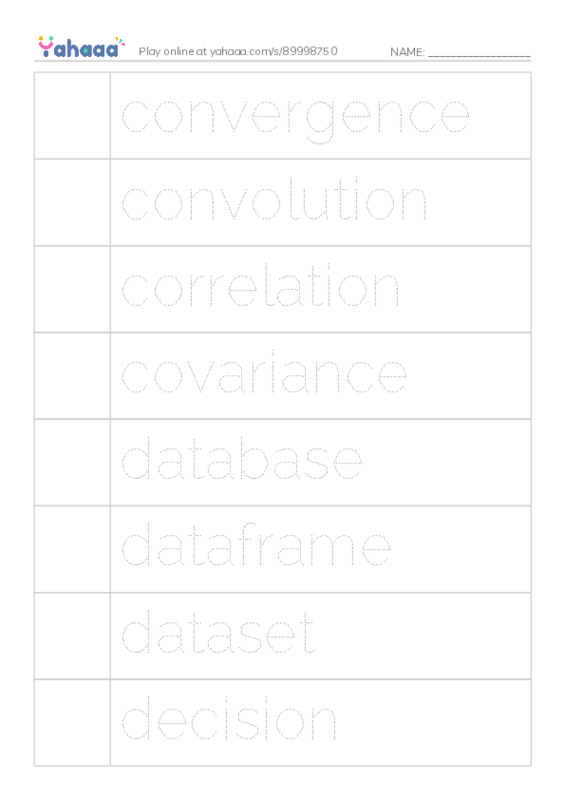 Common Nouns in English: machine learning 2 PDF one column image words