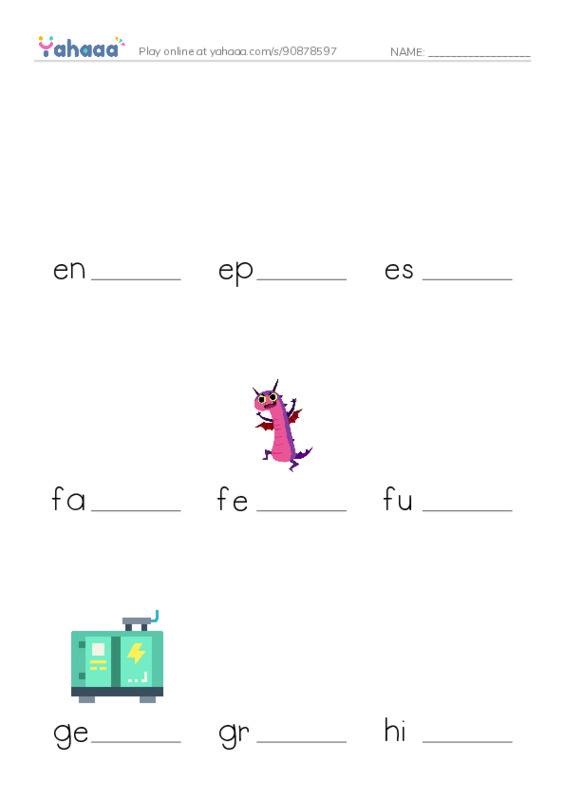 Common Nouns in English: machine learning 3 PDF worksheet to fill in words gaps