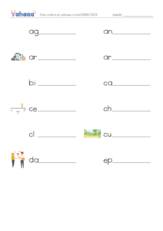 Common Nouns in English: history 1 PDF worksheet writing row