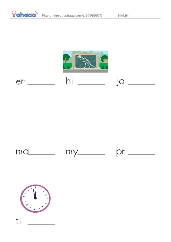 Common Nouns in English: history 2 PDF worksheet to fill in words gaps