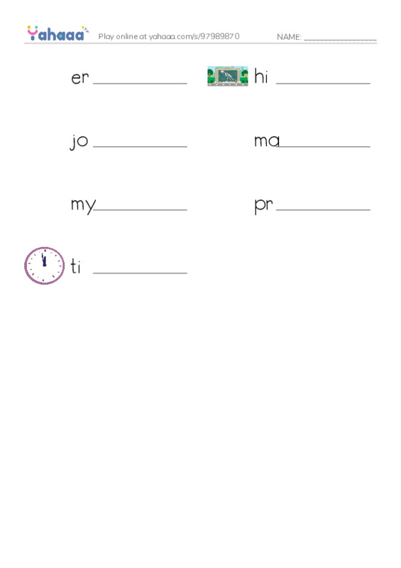 Common Nouns in English: history 2 PDF worksheet writing row