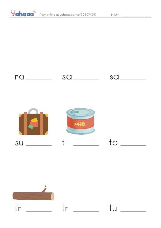 Common Nouns in English: containers 5 PDF worksheet to fill in words gaps