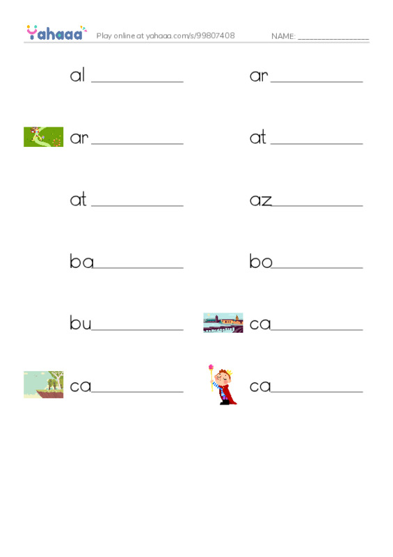 Common Nouns in English: geography 1 PDF worksheet writing row