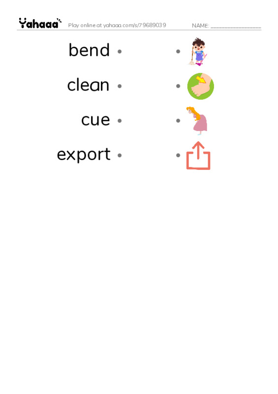 Common Verbs in English: music production 1 PDF link match words worksheet