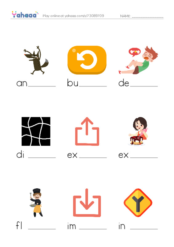Common Verbs in English: 3d graphics 1 PDF worksheet to fill in words gaps