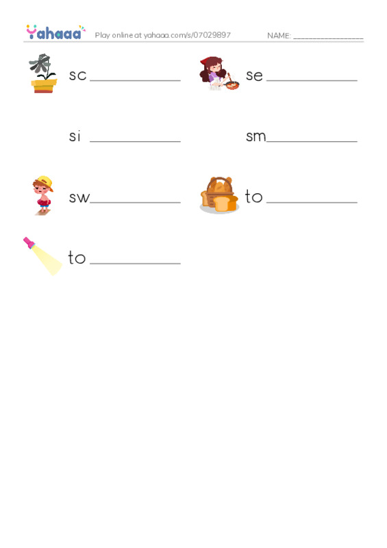 Common Verbs in English: fire 2 PDF worksheet writing row