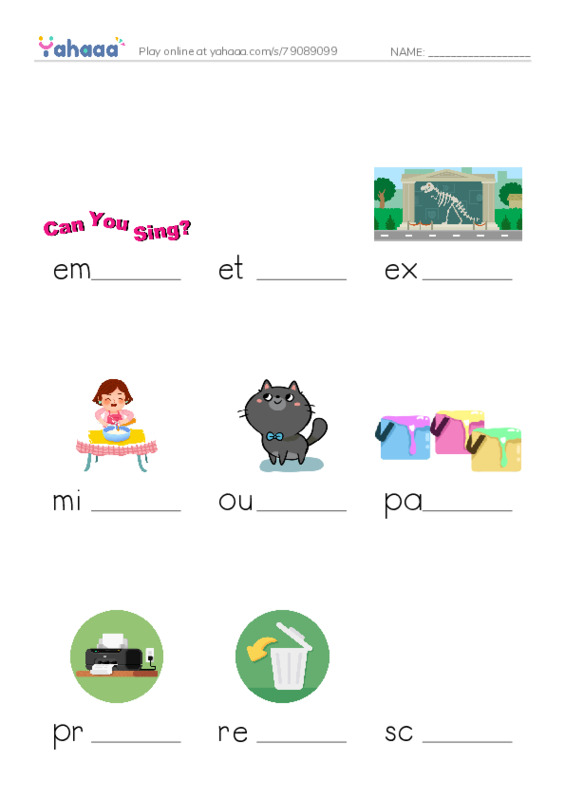 Common Verbs in English: art 2 PDF worksheet to fill in words gaps