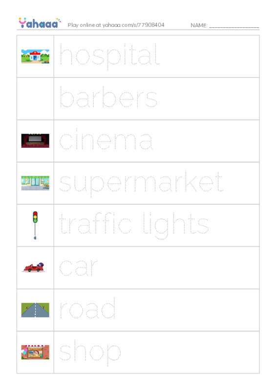 Street PDF one column image words
