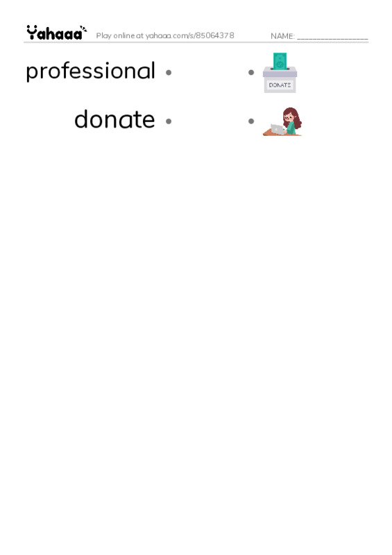 5A CET Unit1 Meeting Challenges Week 1 PDF link match words worksheet