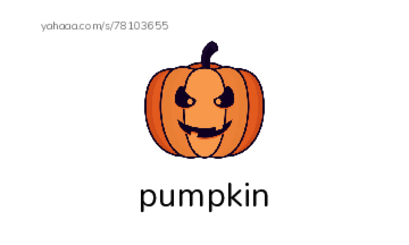 RAZ Vocabulary A: Maria Counts Pumpkins PDF index cards with images