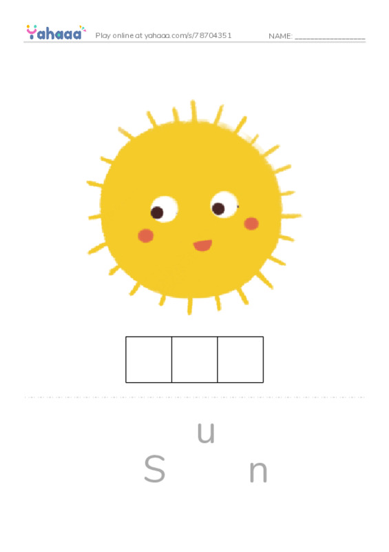 RAZ Vocabulary A: Spring Weather PDF word puzzles worksheet