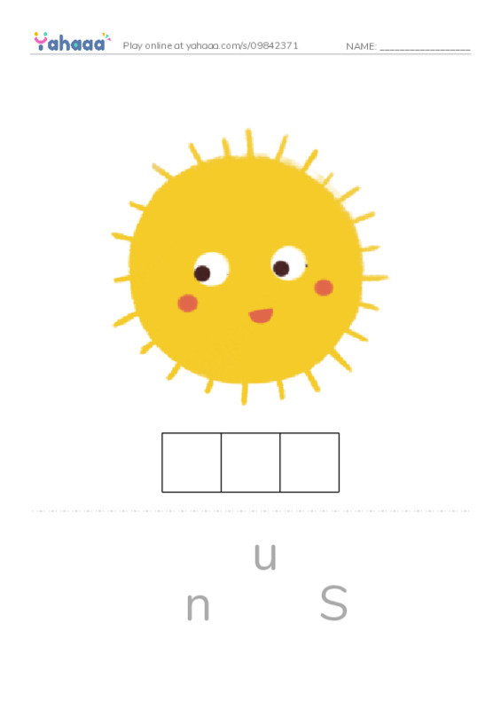 RAZ Vocabulary A: The Rainstorm PDF word puzzles worksheet
