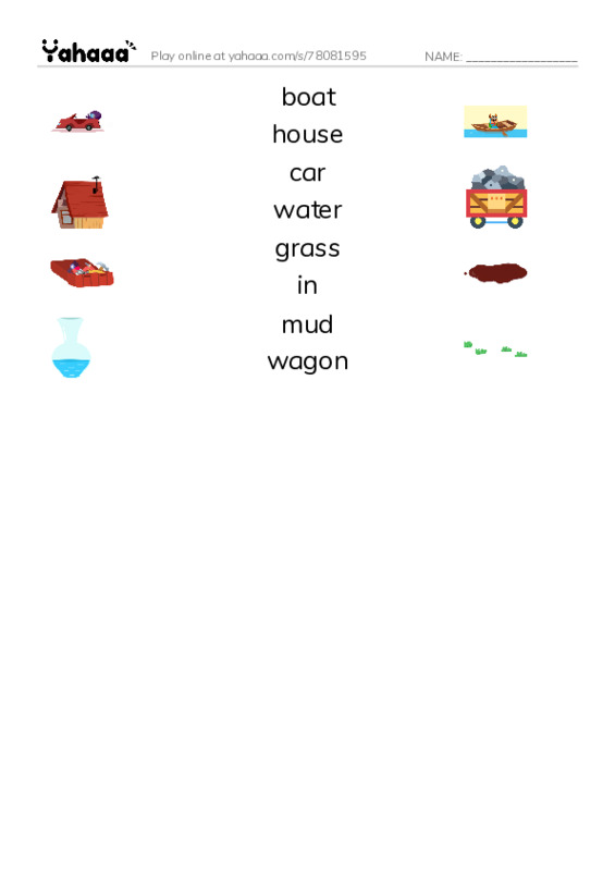 RAZ Vocabulary AAA: In PDF three columns match words